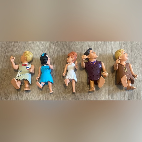 Lot of 5 Vintage UCS Amblin 1993 Movie 5" Action Figures. Plus BamBam. - Picture 3 of 4